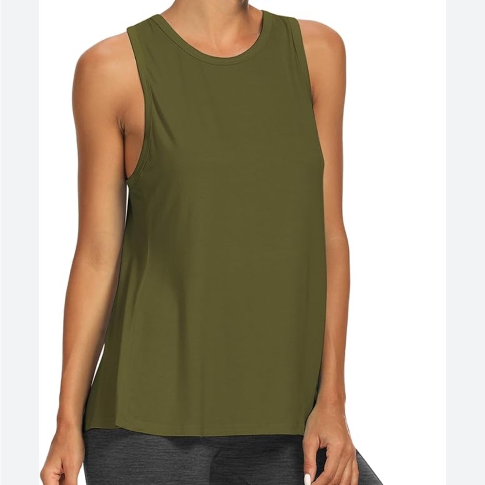 Joylab Green Sleeveless Women's Top
